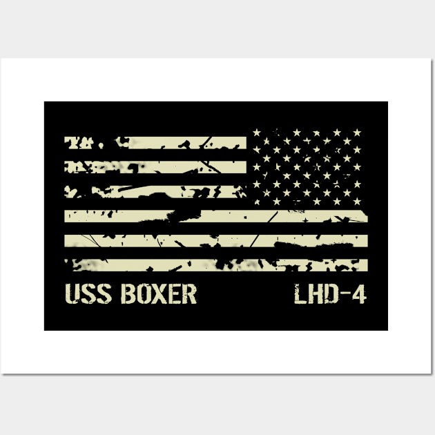 USS Boxer Wall Art by Jared S Davies